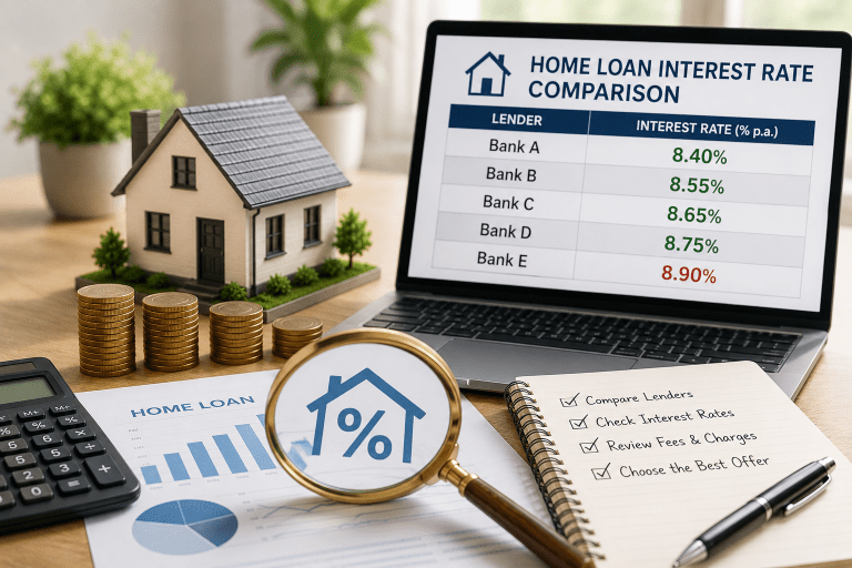 Home Loan Interest Rate Comparison